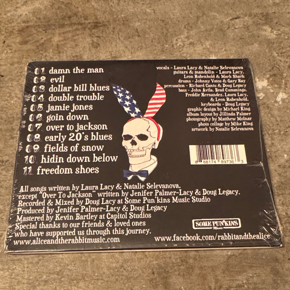 Alice & The Rabbit CD - Black Cover - Picture 2 of 2